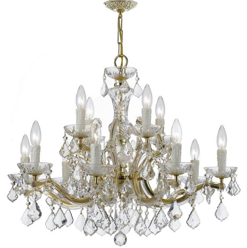 1627036 Crystorama Lighting-4379-GD-CL-MWP-Maria Theresa - sku 1627036