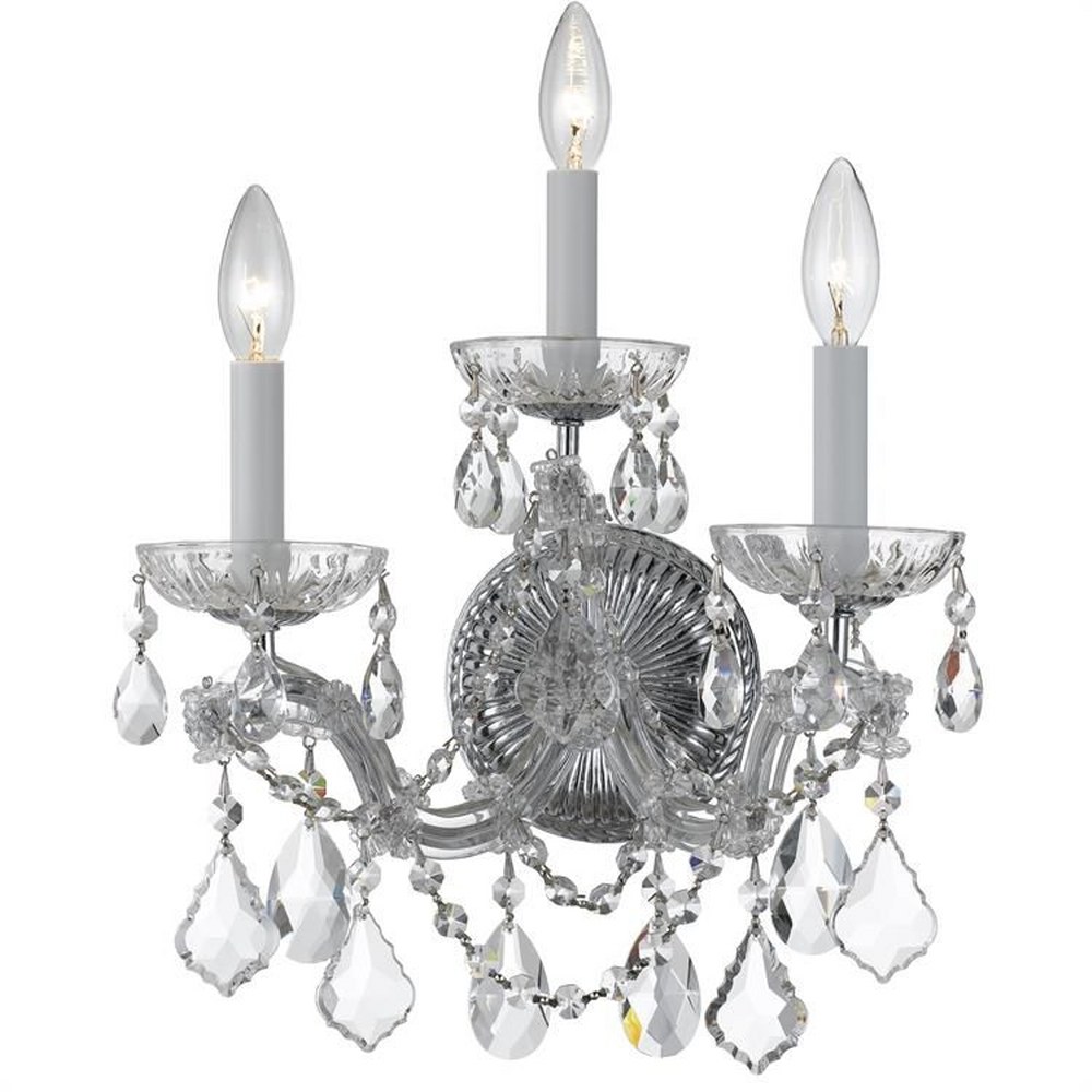 1627030 Crystorama Lighting-4403-CH-CL-SAQ-Maria Theresa - sku 1627030