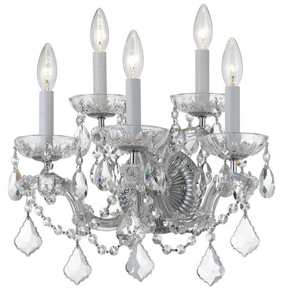 1627024 Crystorama Lighting-4404-CH-CL-SAQ-Maria Theresa - sku 1627024