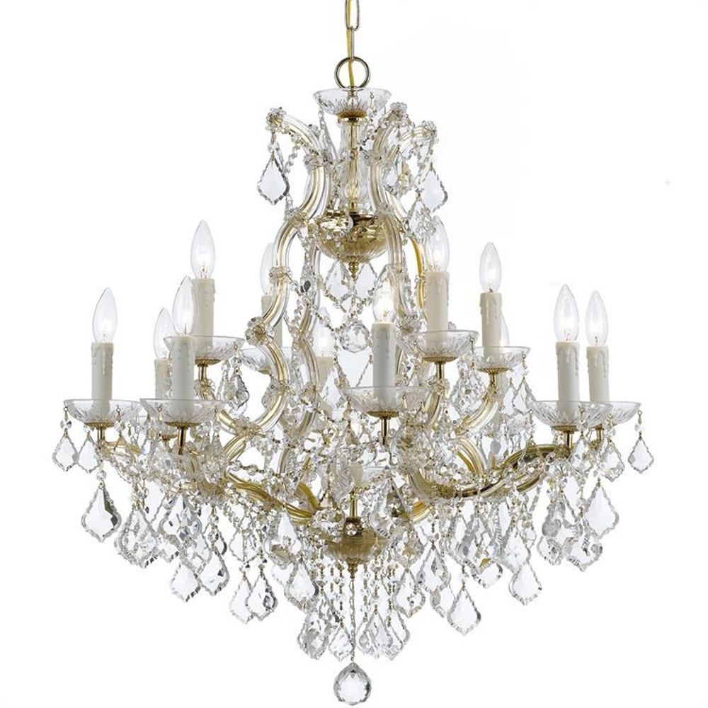 1627001 Crystorama Lighting-4412-GD-CL-MWP-Maria Theresa - sku 1627001