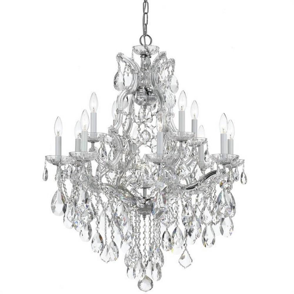 1626996 Crystorama Lighting-4413-CH-CL-MWP-Maria Theresa - sku 1626996