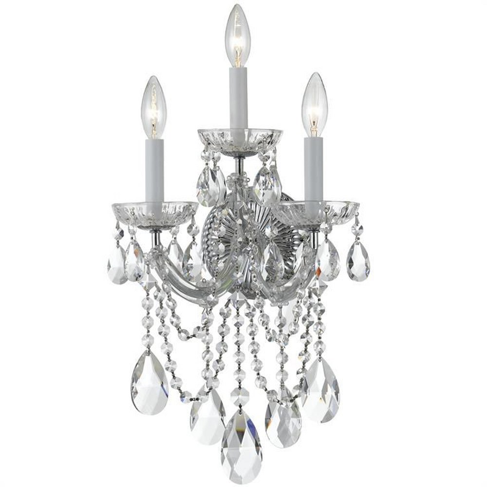 1626966 Crystorama Lighting-4423-CH-CL-SAQ-Maria Theresa - sku 1626966