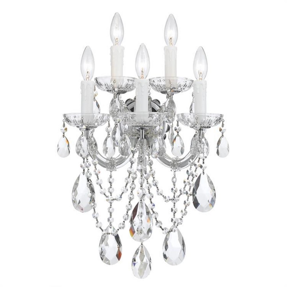 1626956 Crystorama Lighting-4425-CH-CL-SAQ-Maria Theresa - sku 1626956