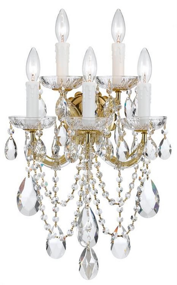 1626954 Crystorama Lighting-4425-GD-CL-MWP-Maria Theresa - sku 1626954