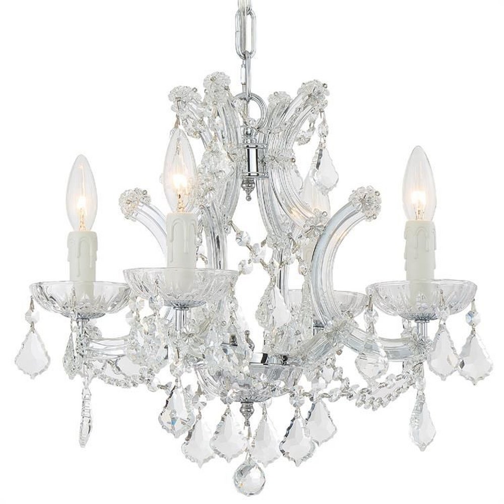 1627046 Crystorama Lighting-4474-CH-CL-MWP-Maria Theresa - sku 1627046