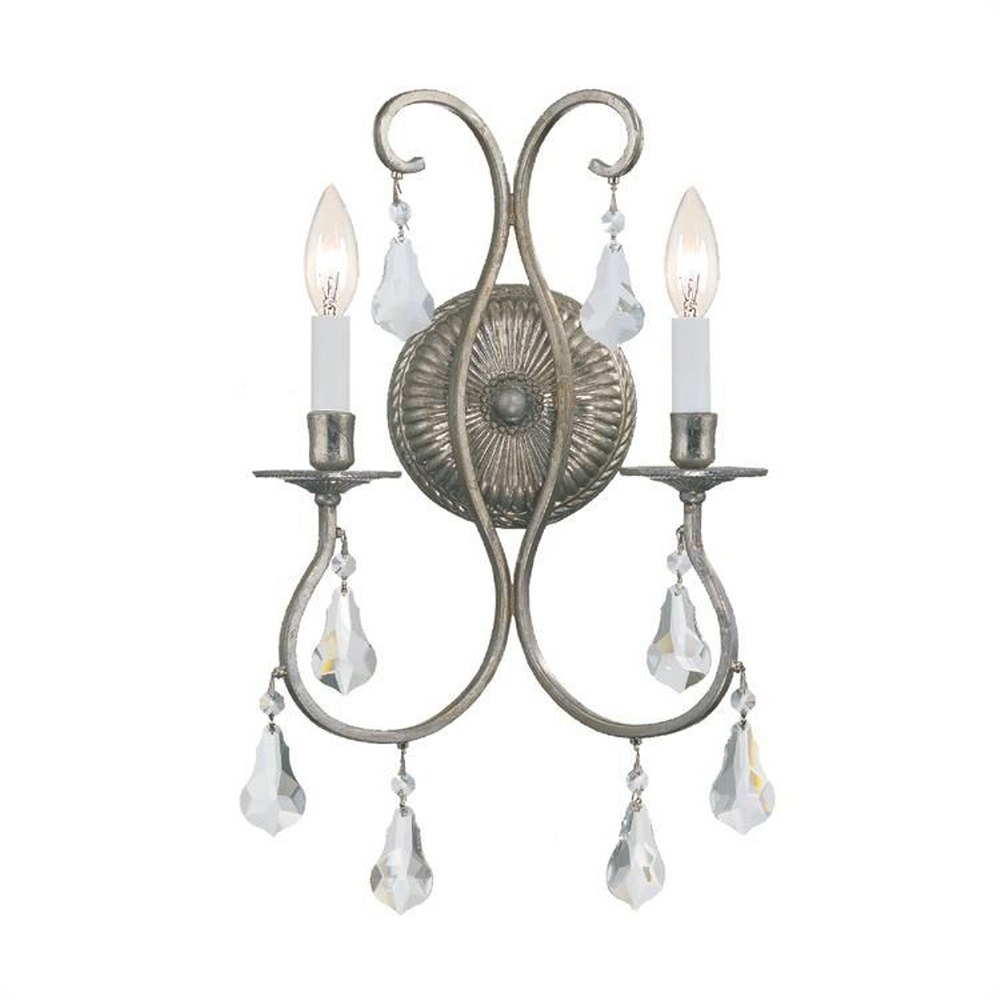 4190655 Crystorama Lighting-5012-OS-CL-S-Ashton - Two Ligh sku 4190655