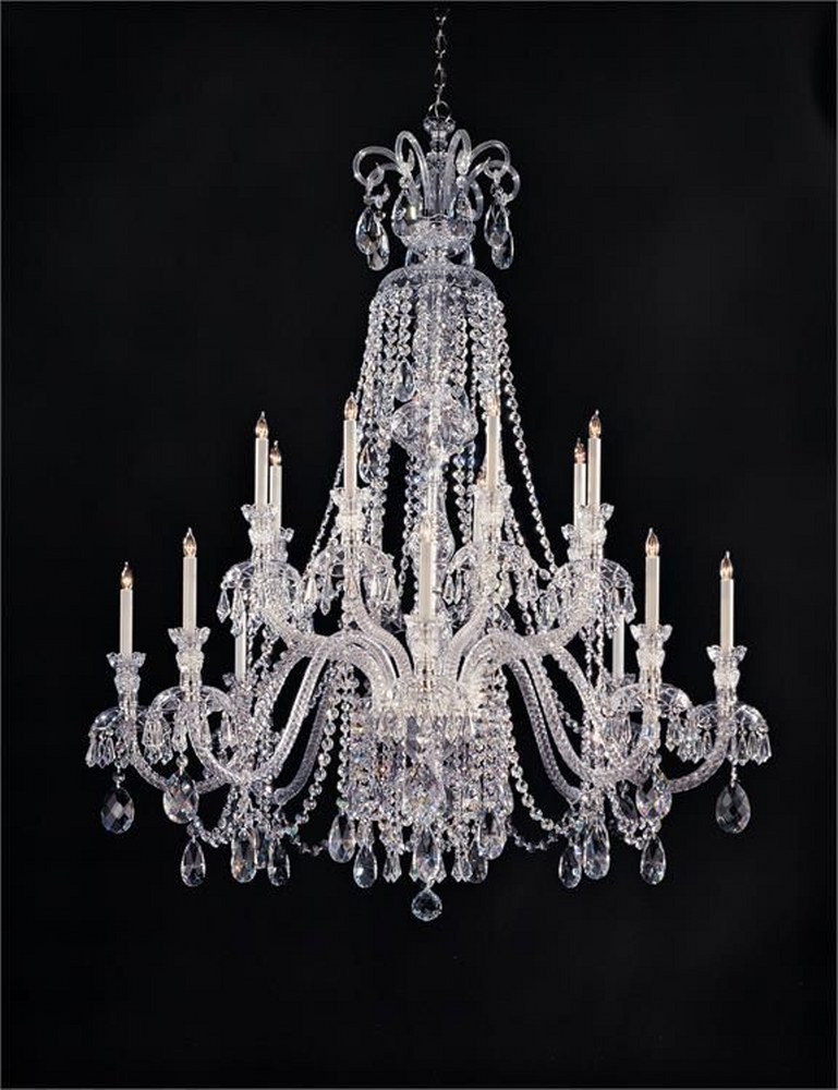 Crystorama Lighting-5028-CH-CL-MWP-Crystal - Eight Light Chandelier In Classic Style - 56 Inches Wide By 66 Inches High Crystal - Eight Light Chandelier In Classic Style - 56 Inches Wide By 66 Inches High