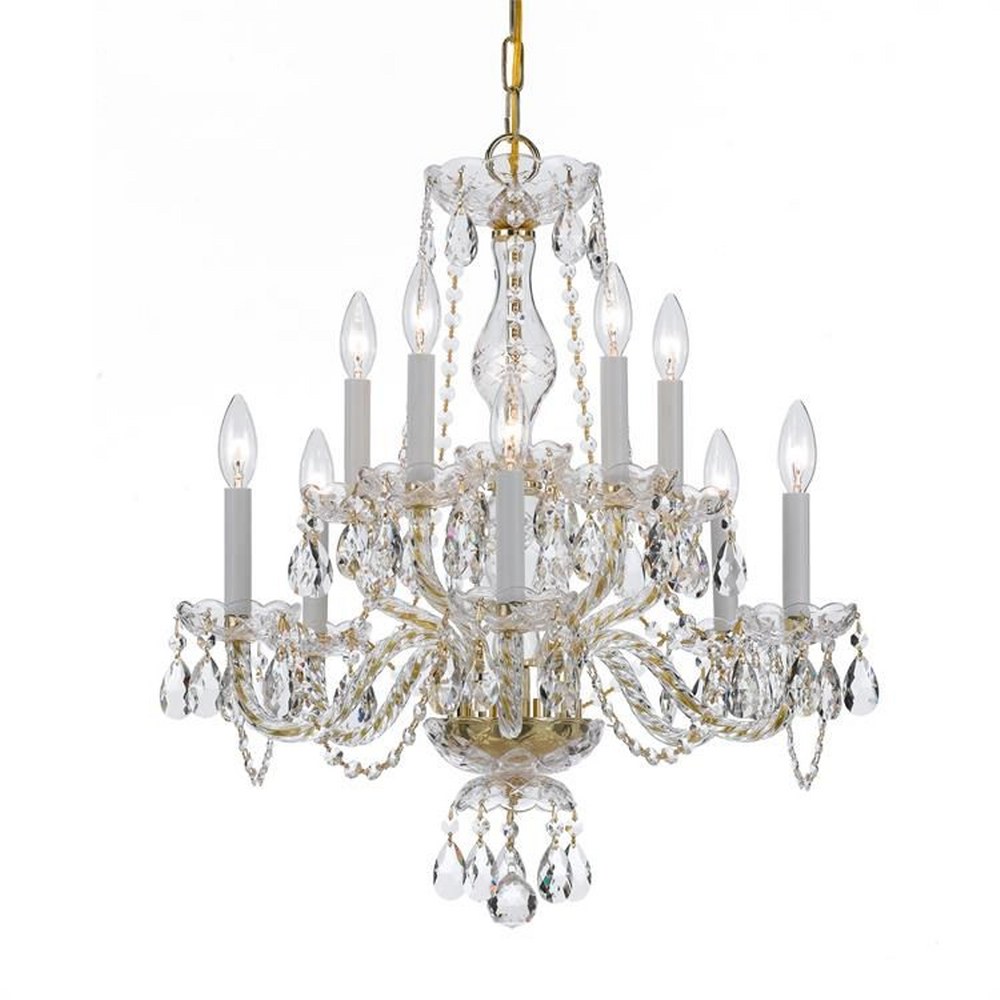 1834488 Crystorama Lighting-5080-PB-CL-S-Crystal - Ten Lig sku 1834488