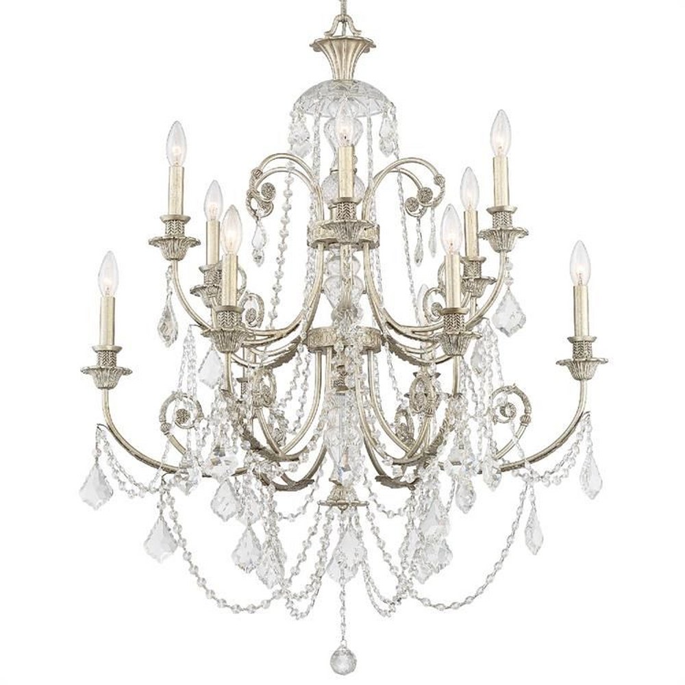 1627465 Crystorama Lighting-5119-OS-CL-SAQ-Regis - Twelve  sku 1627465