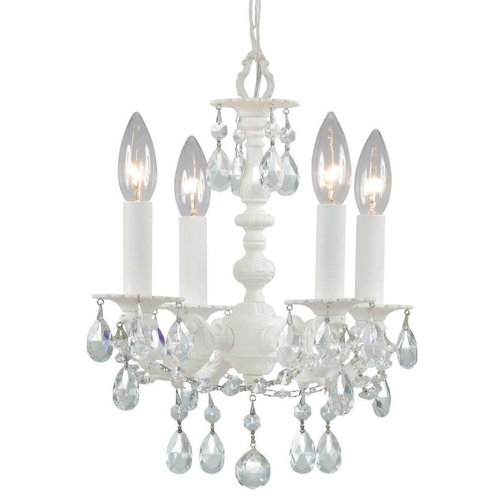 Crystorama Lighting 5514 Paris Flea Market Kids Four Light Crystorama Lighting 5514 Paris Flea