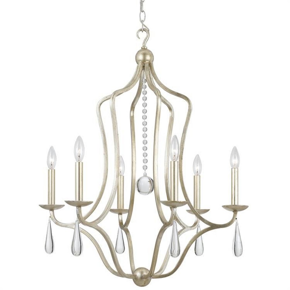 1791081 Crystorama Lighting-5976-SL-Manning - Six Light Ch sku 1791081