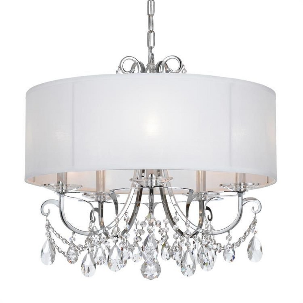 2320691 Crystorama Lighting-6625-CH-CL-SAQ-Othello - 5 Lig sku 2320691