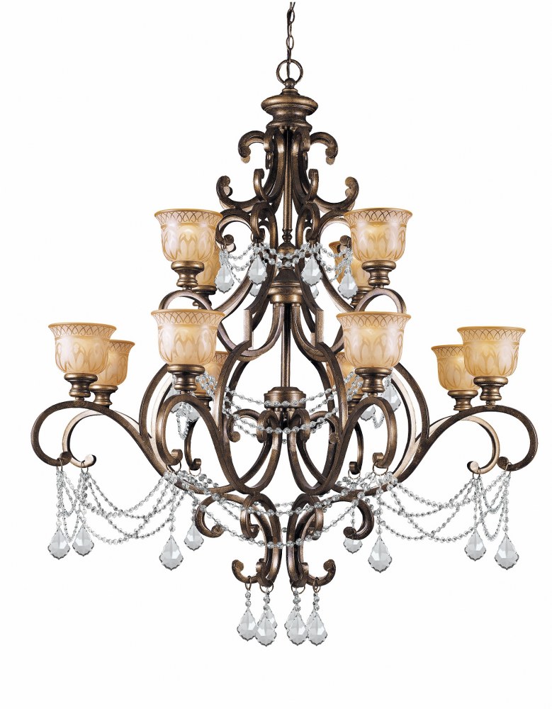 2016308 Crystorama Lighting-7512-BU-CL-I-Norwalk - Twelve  sku 2016308