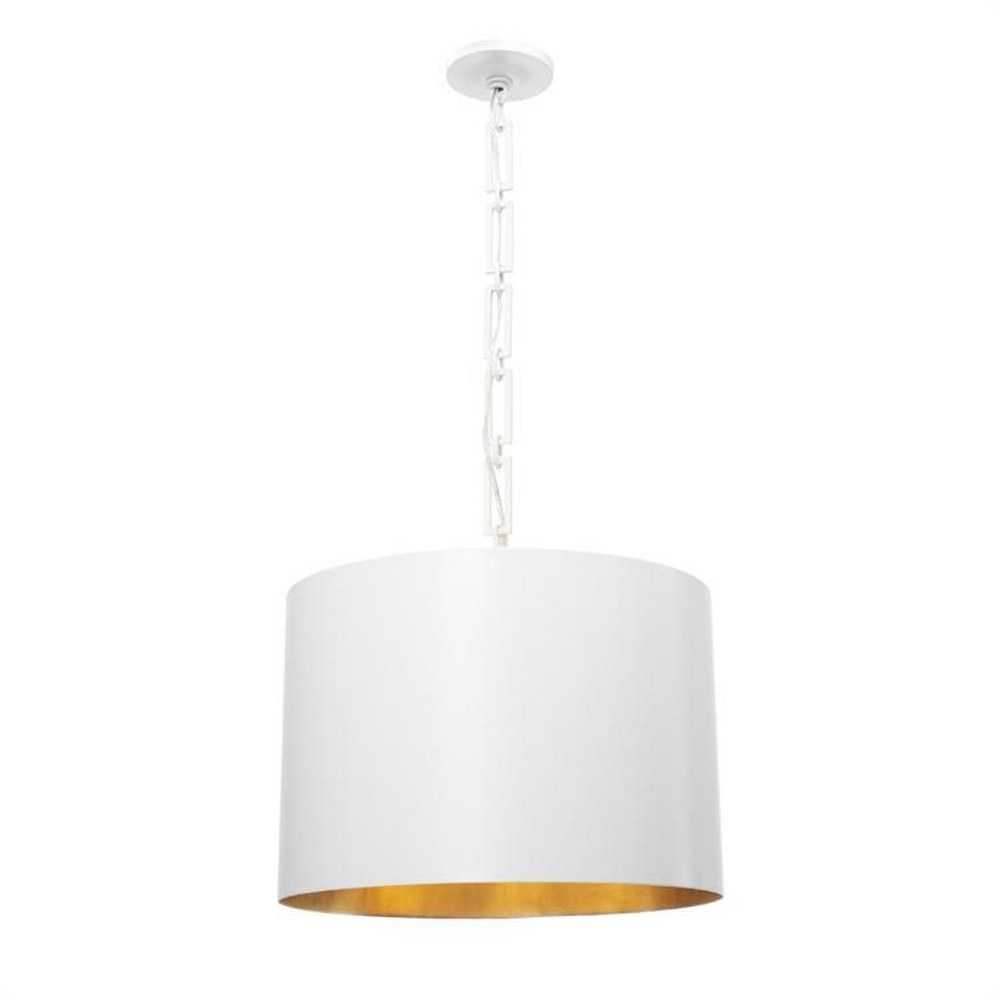 Crystorama Lighting-8686-MT-GA-Alston - Six Light Chandelier Matte White/Antique Gold  Matte White/Antique Gold Finish