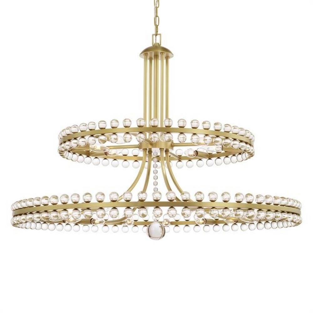 Crystorama Lighting Clo 8 Clover Twenty Four Light 2 Tier