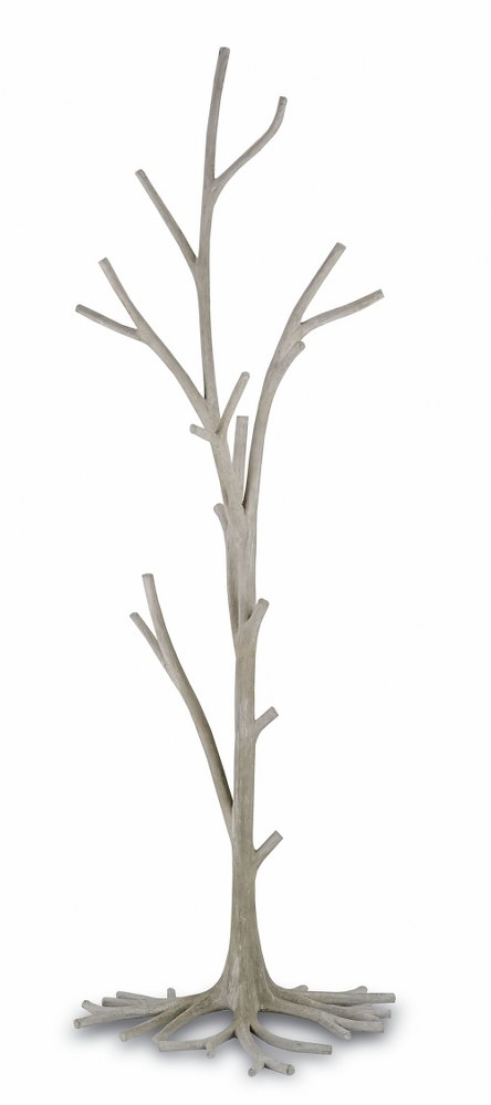 Currey and Company-1101-Countryhouse - 77.5 Inch Coat Tree   Faux Bois Natural Finish