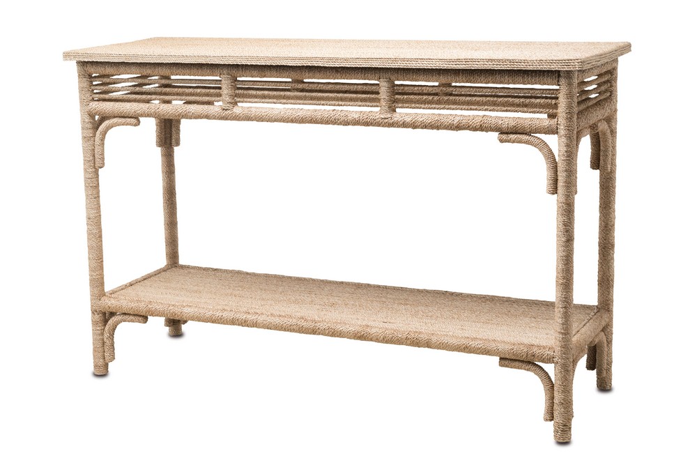 Currey and Company-3000-0012-Olisa - 47.75 Inch Console Table   Natural Finish