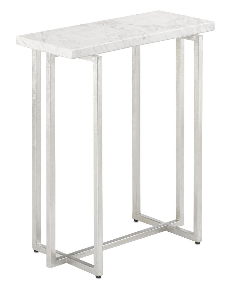 Accent Table White Currey