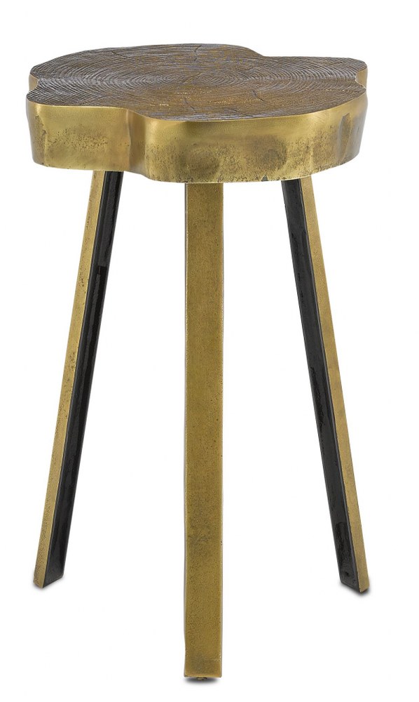 Accent Table Brass Currey