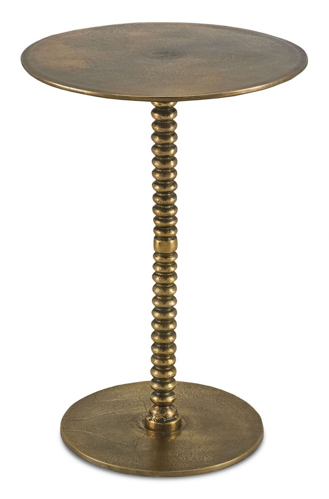 Accent Table Brass Currey