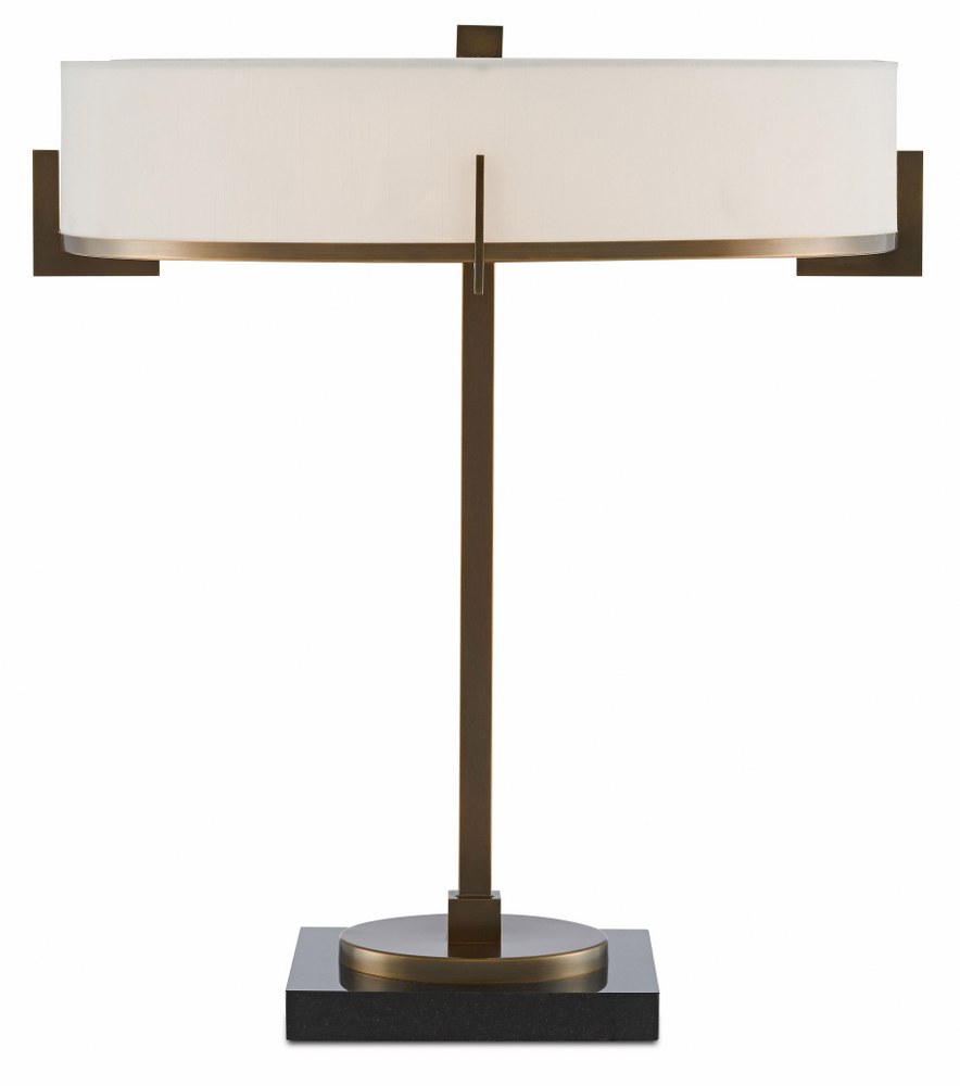 Table Lamp Brass Shade Currey