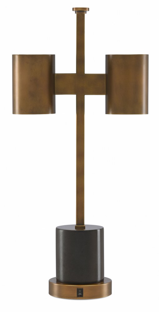 Table Lamp Brass Brass Metal Shade