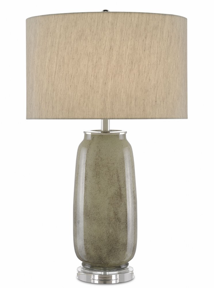 Table Lamp Dust Linen Shade Currey