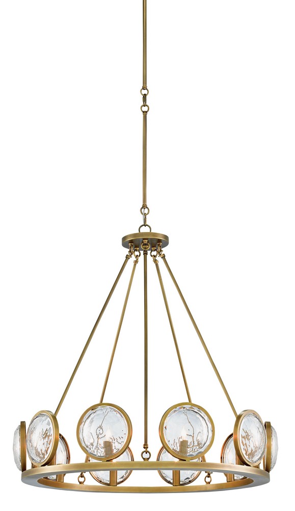 Currey and Company-9000-0119-MarjieScope - 10 Light Chandelier   Antique Brass Finish