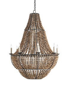 1635200 Currey and Company-9502-Falconwood - 8 Light Chand sku 1635200