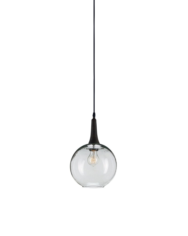 Currey and Company-9600-Beckett - 1 Light Pendant   Emery Rust Finish