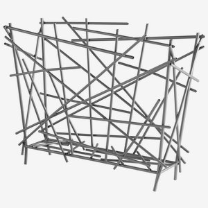 Cyan lighting-06198-Pick Up sticks - Magazine Holder - 22.25 Inches Wide by 15.75 Inches High   Graphite Finish