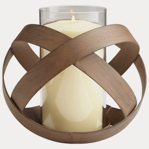 Cyan lighting-06212-Infinity - 6 Inch Medium Candleholder   Copper Finish