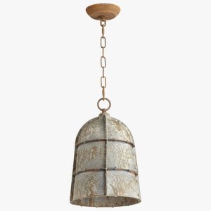 Cyan lighting-06261-Rusto - One Light Large Pendant   Rustic Finish