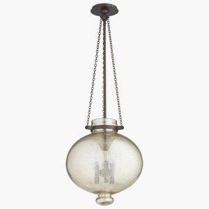 Cyan lighting-06570-Cydney - Three Light Pendant - 13.75 Inches Wide by 19.75 Inches High   Oiled Bronze Finish with Clear Glass