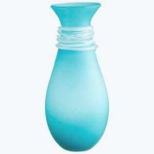 Cyan lighting-06680-Alpine - Medium Vase - 7.75 Inches Wide by 17.25 Inches High   Blue Finish