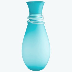 Cyan lighting-06681-Alpine - Large Vase - 9.25 Inches Wide by 21.75 Inches High   Blue Finish