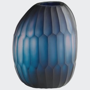 Cyan lighting-06764-Edmonton - 10.25 Inch Large Vase   Blue Finish