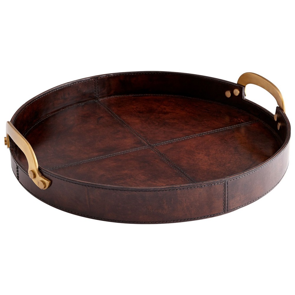 Cyan lighting-06974-small Bryant Tray - 16.75 Inches Wide by 3.25 Inches High   Brown Finish