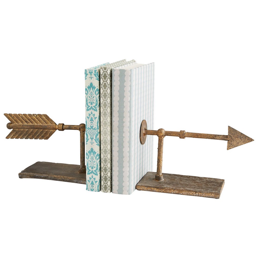 Cyan lighting-07237-17.25 Inch Archer Bookend   Rustic Finish