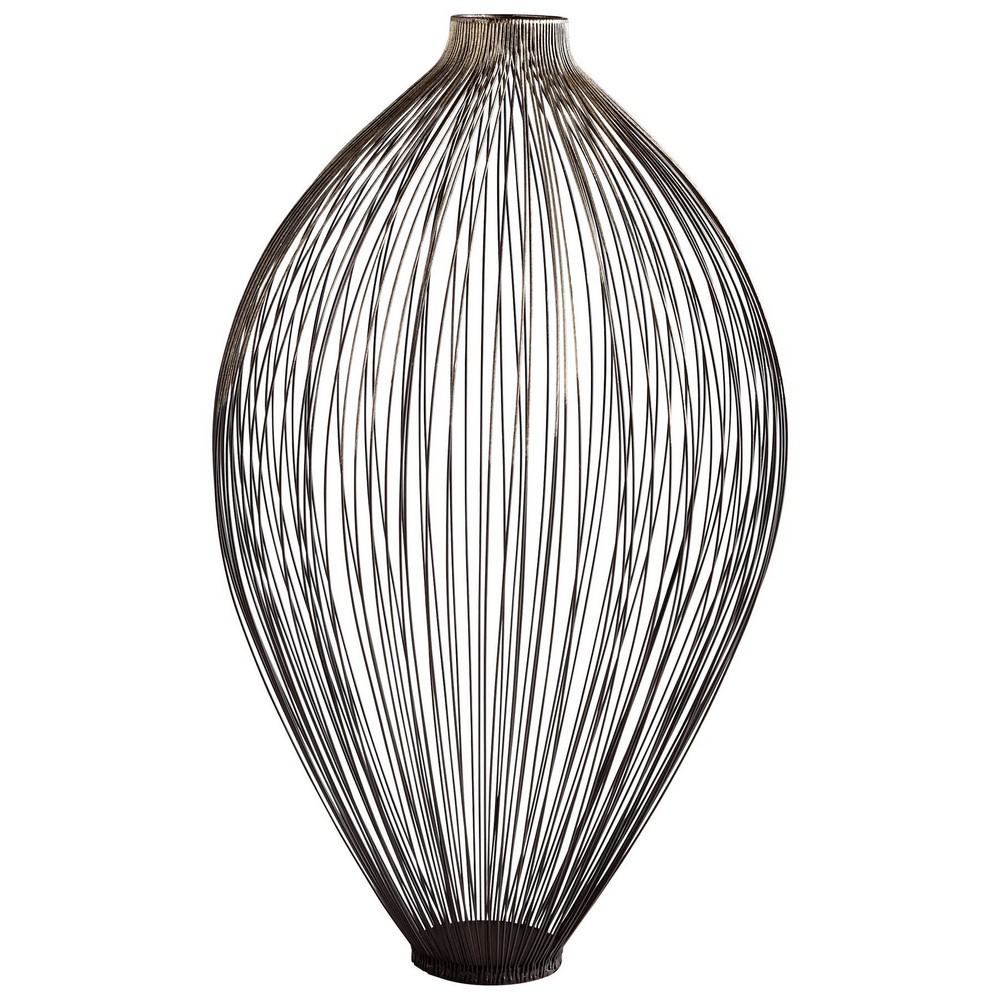 Cyan lighting-07250-Large Vidalia Container - 13.25 Inches Wide by 23 Inches High   Graphite Finish