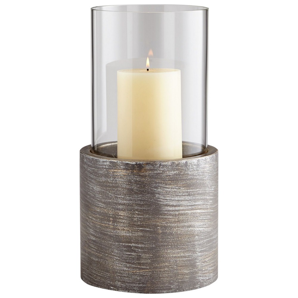 Cyan lighting-07255-16.75 Inch Large Valerian Candleholder   Graphite Finish