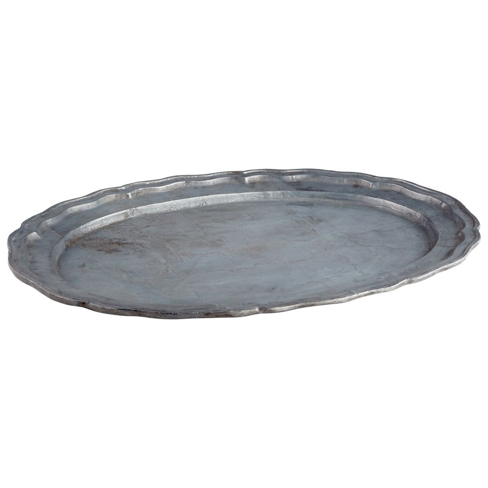 Cyan lighting-07542-Patagonia Tray - 34.75 Inches Wide by 2 Inches High   Zinc Finish