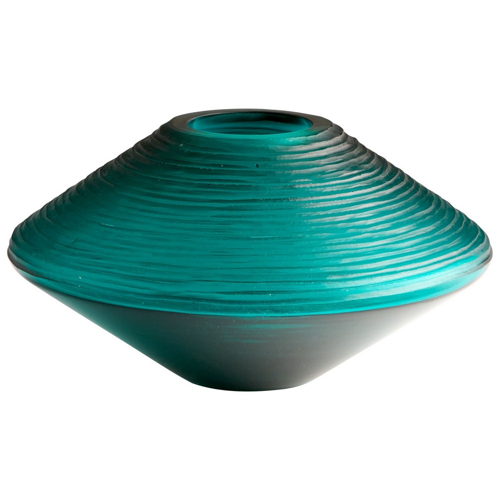 Cyan lighting-07860-small Pietro Vase - 10.25 Inches Wide by 5.25 Inches High   Green Finish