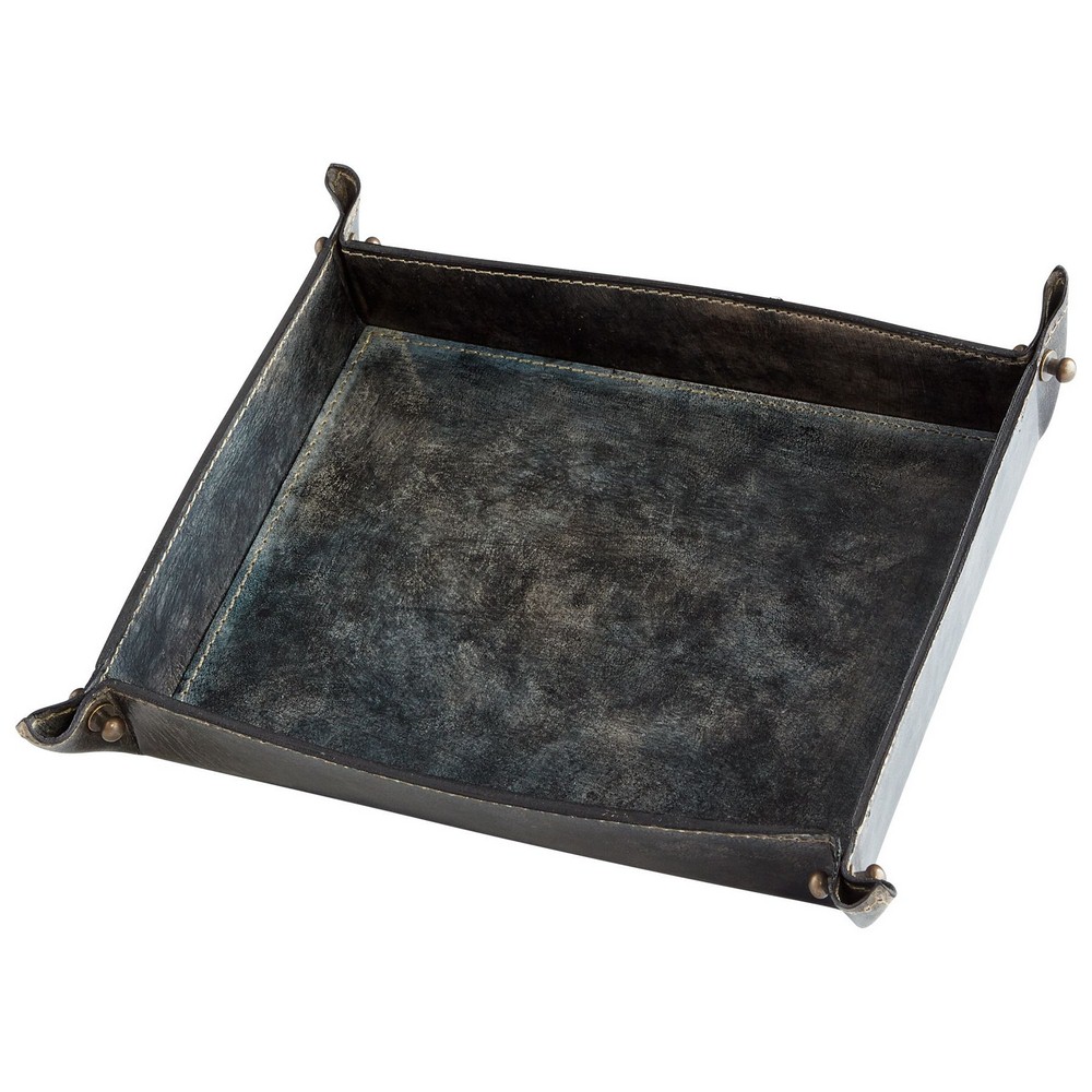 Cyan lighting-08040-Hold It Right There - Tray - 10.75 Inches Wide by 1.75 Inches High   Grey Finish