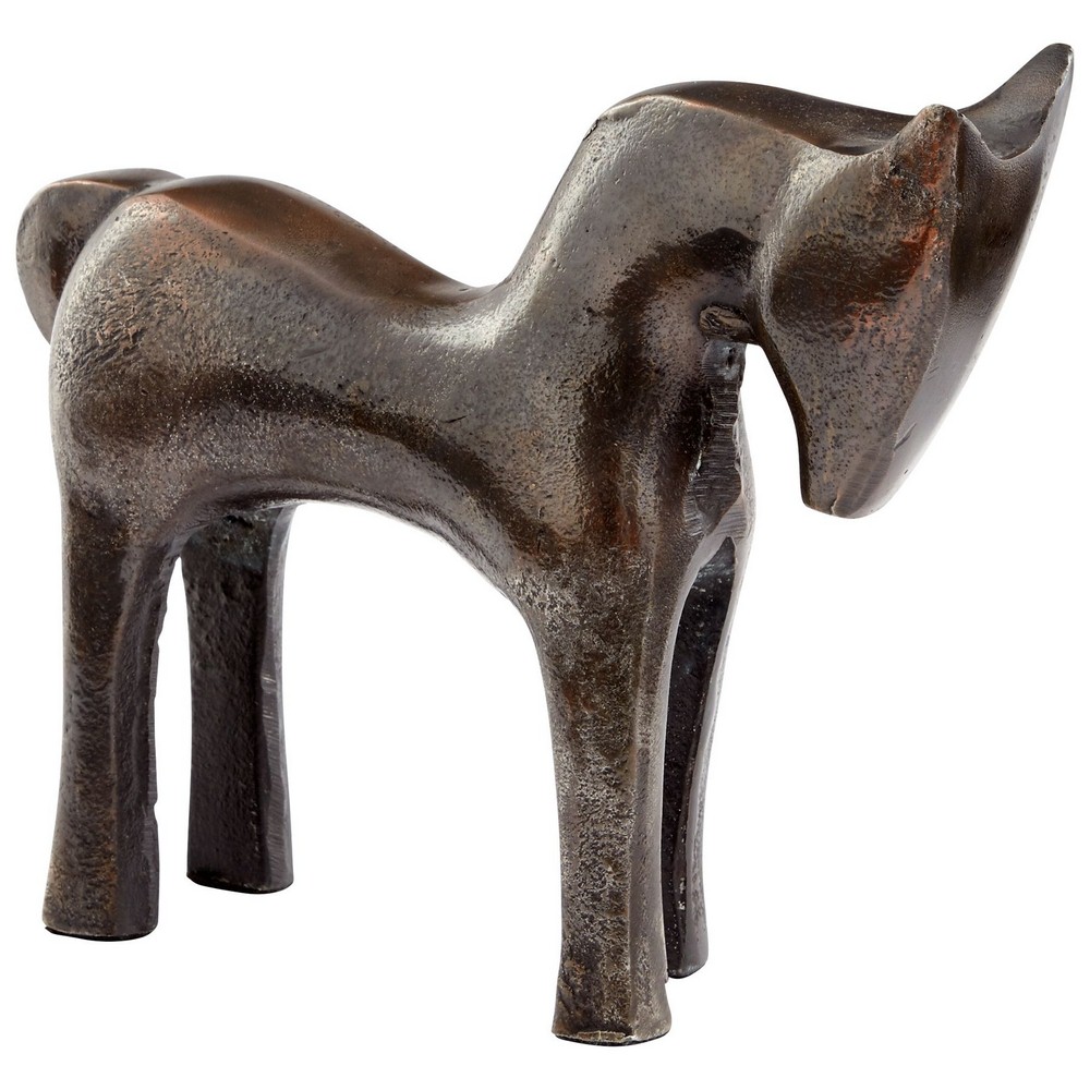 Cyan lighting-08090-Small Foal Play Sculpture - 9.75 Inches Wide by 8 Inches High   Bronze Finish