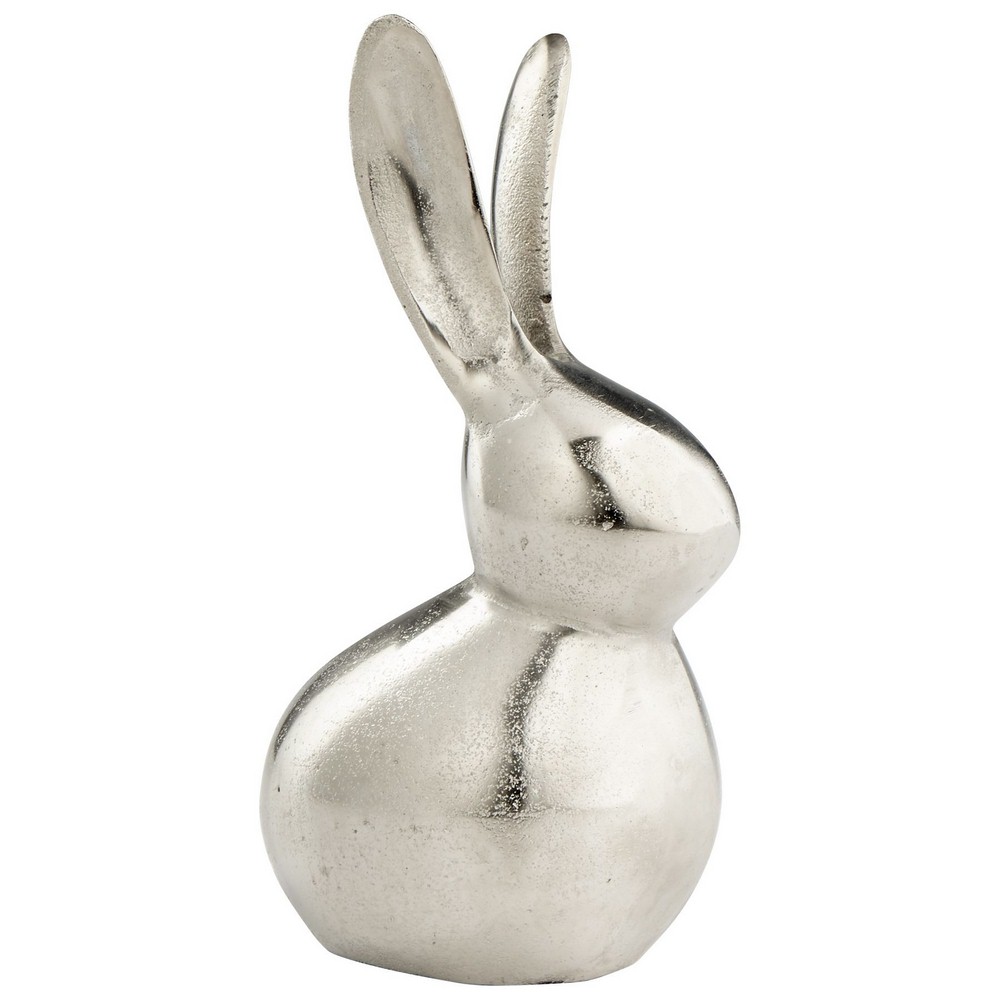Cyan lighting-08119-Small Thumper Dome Sculpture - 4.25 Inches Wide by 9.75 Inches High   Raw Nickel Finish