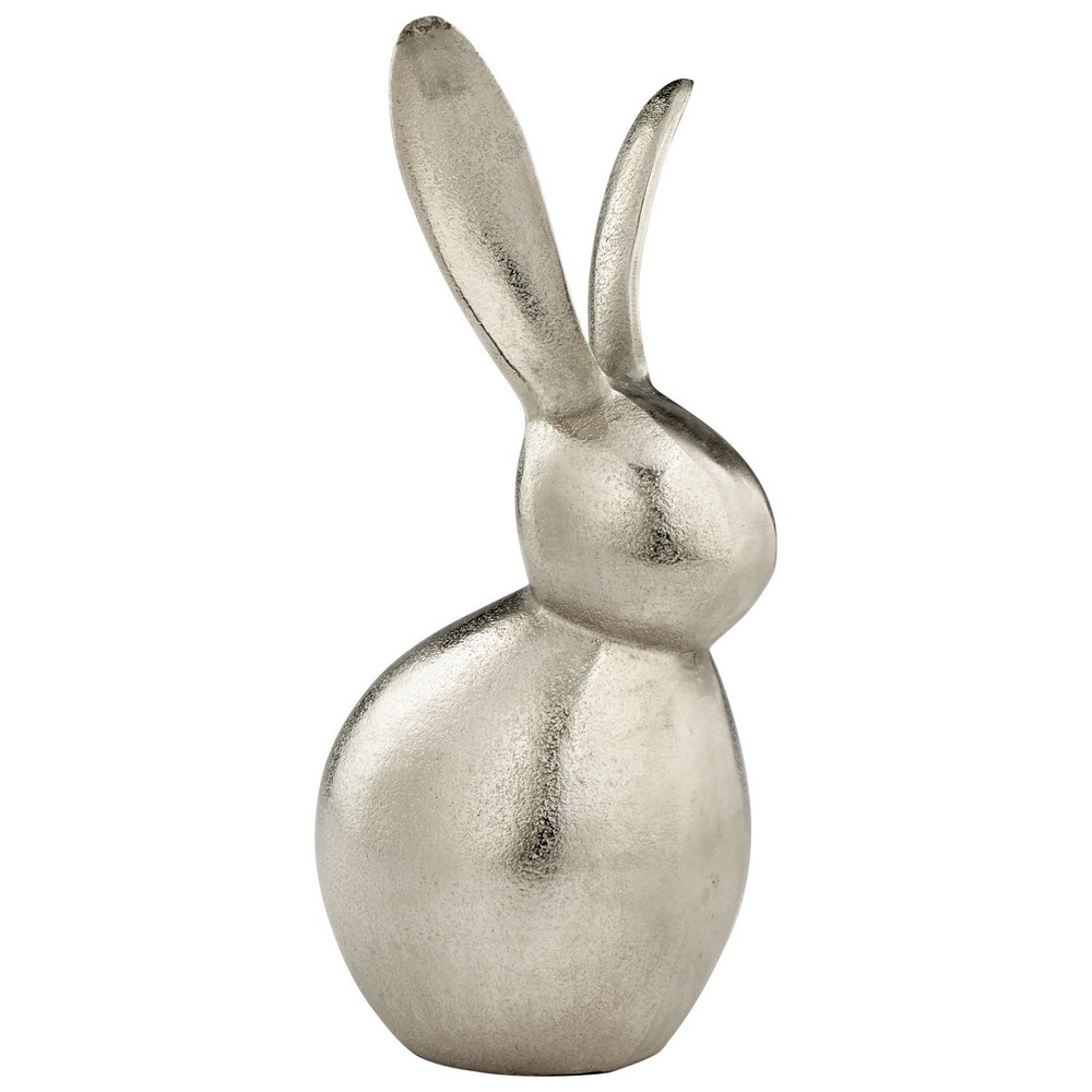 Cyan lighting-08120-Large Thumper Dome Sculpture - 6 Inches Wide by 13.25 Inches High   Raw Nickel Finish
