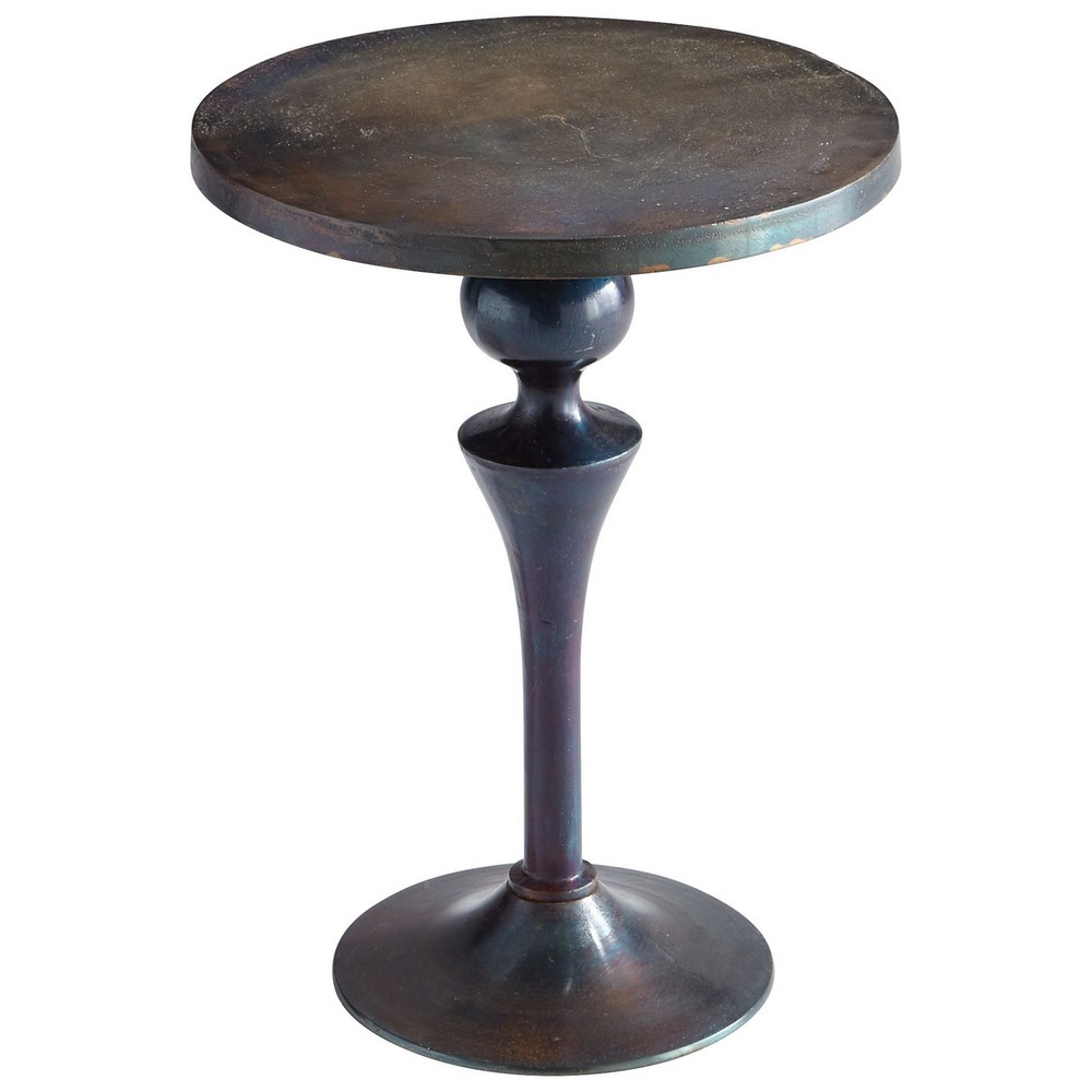 Cyan lighting-08297-Gully - 24 Inch Side Table   Bronze/Blue Finish