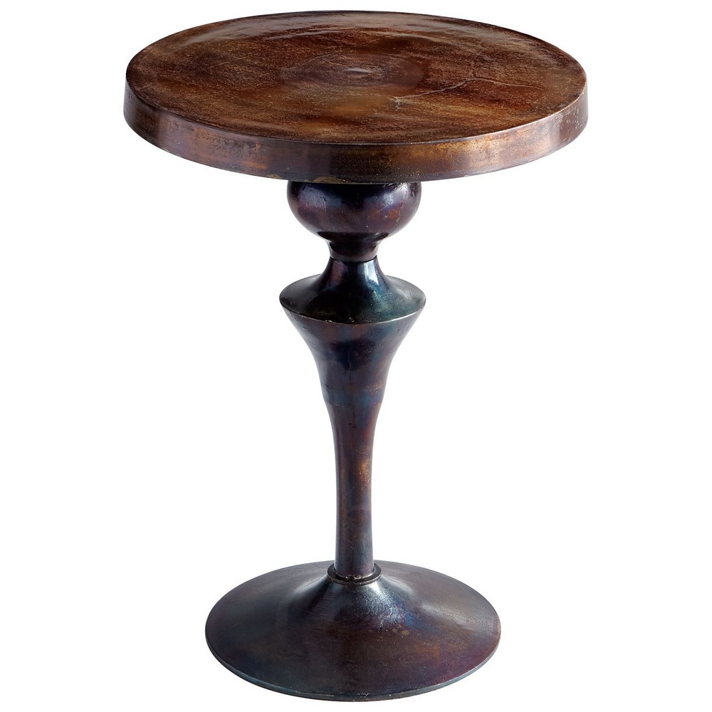 Cyan lighting-08298-Gully - side Table - 21.25 Inches Wide by 29 Inches High   Bronze Finish