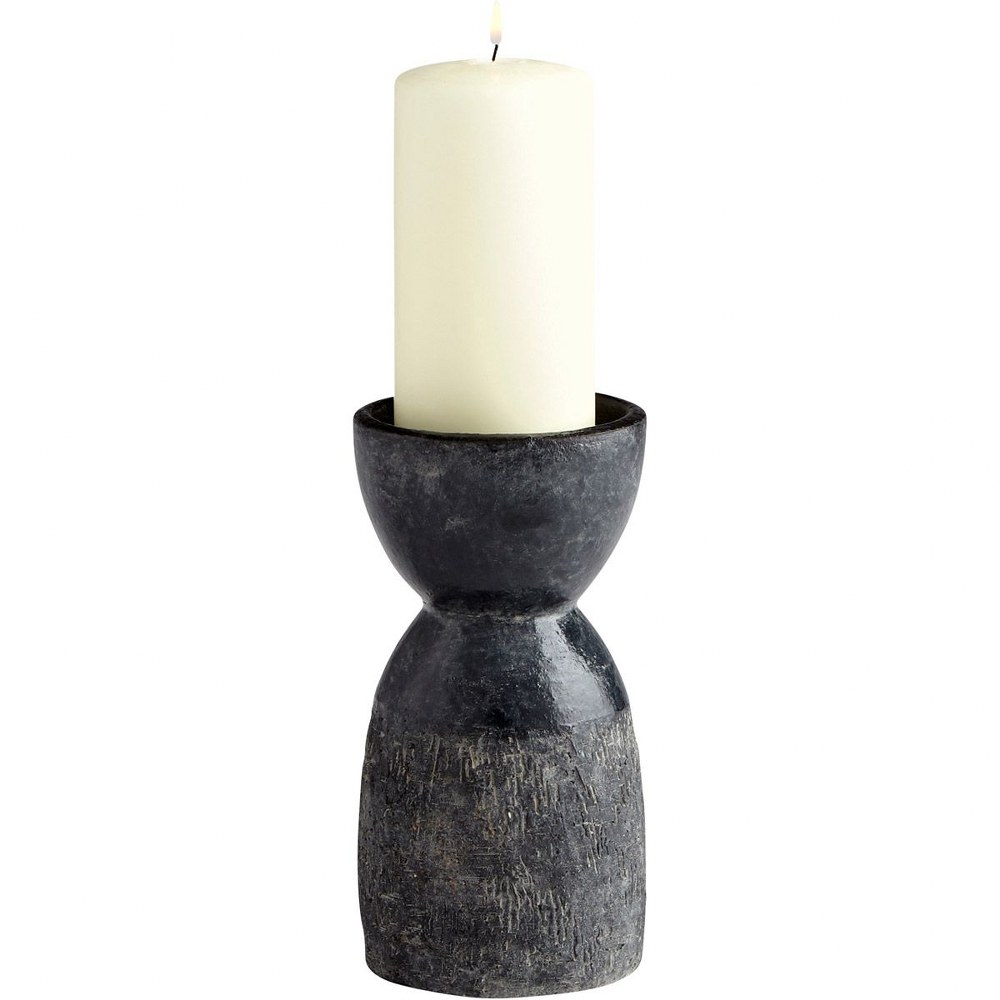 Cyan lighting-11016-Escalante - small Candleholder - 4 Inches Wide by 10 Inches High   Black Finish